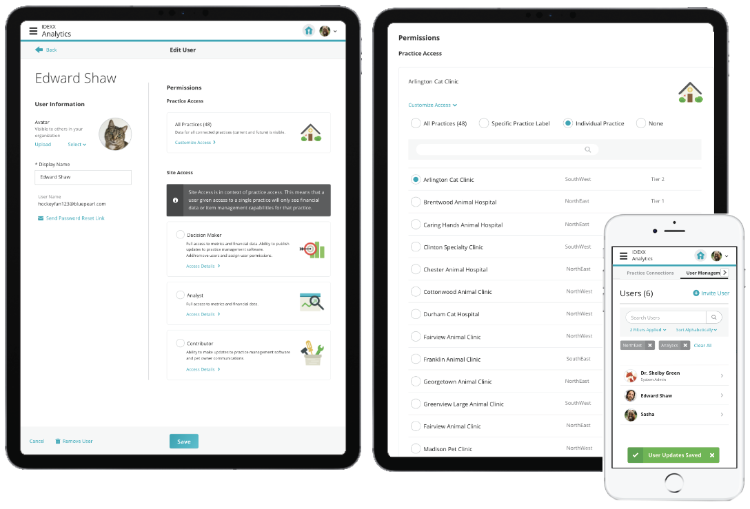 Information within the software needed to be sorted into various market segments (regions, practice type, etc) by our customers so that the correct information could be aligned to the new permissions and revealed at each step.